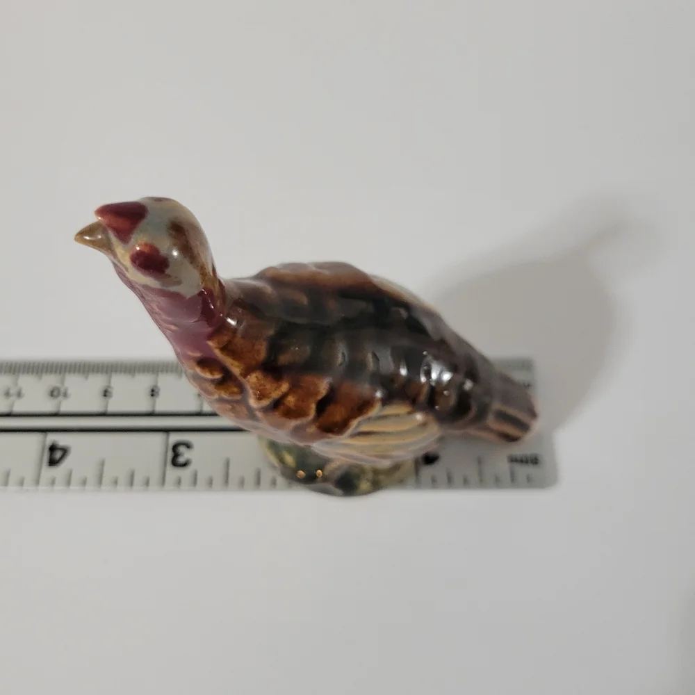 Vtg Rosemeade Turkey Pheasant Shakers
